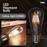 LED Edison Filament Bulb 4W Vintage E27 Antique for Lamp ST64 Retro