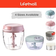 LifeMall - Manual Food Chopper/ Garlic Chopper/ Shredder/ Meat Mincer Food Processor