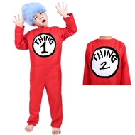High Hat Cat thing1 thing2 Adult Children cospy Halloween Costume