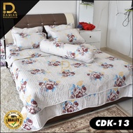 Cadar Patchwork Zara 7 in 1 Queen Exclusive Berserta Selimut Patchwork English