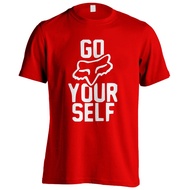 2026 South Korea Go F Your Self Parody Logo Famous Sport Racing Shoes Brand T-shirt Funny Cotton Top