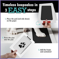 Inkless Ink Pad Kids Footprint Ink Pad Colorful Imprint Card Handprint Ornament Kit Keepsake Pawprin