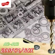 (BC)Furniture Repairing  Gaskets - M2-M12 Stainless Steel Flat Screw Washers - Autotive Bolt Locking
