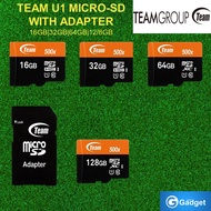 TEAM U1 MICRO-SD- 16GB|32GB|64GB|128GB