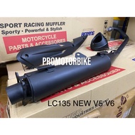 YAMAHA LC135 NEW V5 V6 V7 E POWER BERANG MUFFLER EKZOS PIPE EPOWER BERANG STANDARD OPEN RACING