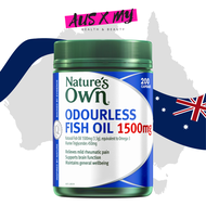 NATURE'S OWN Australia Odourless Fish Oil / Glucosamine Sulfate Chondroitin