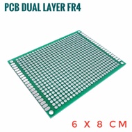 PCB Hole Double Layer Trough Hole 6x8 cm FR4 High Quality
