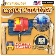 Nasara Iron Water Meter Lock Metal Outdoor Security Anti Theft Hardened Steel Shackle Random Color /