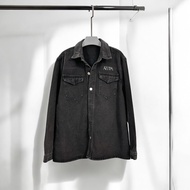 Atipashop - HELIA JACKET เสื้อเชิ๊ต แจ็คเก็ตยีนส์ ปักโลโก้ Atipa