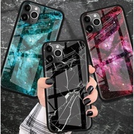 [22] Soft Case Glass Marble For Oppo Vivo Xiaomi Samsung iphone Realme A92 A52 A31 A91 Y30 Y50 Y19 5