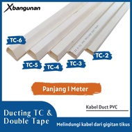 Cable Duct TC 2 3 4 5 6 Cable Cover Protector + Double Tape