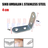 Siku Ambalan L 4 cm - 6,5 cm / Siku L Lemari Rak Verseng...