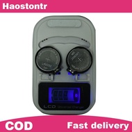 haostontr US Plug 2 Slot LIR2032 LIR2025 LIR2016 Button Coin Cell Battery Charger LCD PH