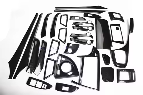 For TOYOTA PRIUS ZVW30 Prius 30 Accessories Car Interior Decoration Center Console Steering Wheel Wi