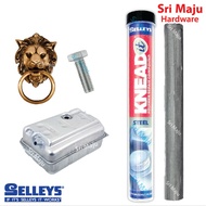 MAJU Selleys Knead It Steel 110g Polymer Repair Compound Epoxy Putty Gam 2 Ton Repair Rebuild Metal 
