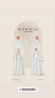 NAWWAL & IMAN TELEKUNG BY NAELOFAR 2024 WITH EXCLUSIVE TOTE BAG (100% ORIGINAL) SET TELEKUNG