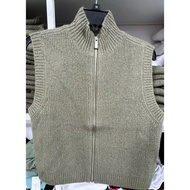 [S] DKNY LT FATIGUE NECK ZIP FRONT VEST, DJ4R0444-FH3 (SD1527)