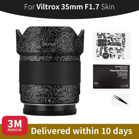 For Viltrox 35mm Skin Viltrox 35mm F1.7 Camera Lens Skin Anti-scratch Camera Lens Sticker protective