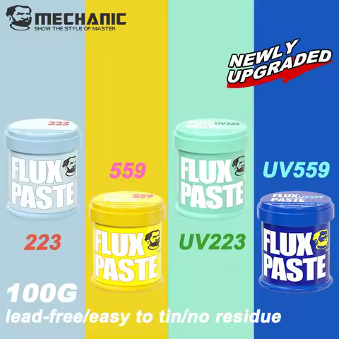 MECHANIC UV223 UV559 559 223 100G Lead-Free Solder Paste Flux No-Clean Welding Flux for SMD PCB BGA 
