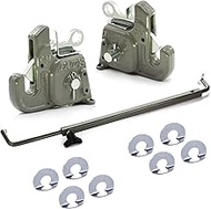 Category #1 Pat's Easy Change with Stabilizer Bar - Best Quick Hitch System On The Market – Flexible, Durable and Affordable - Comes w/ 4 Pair of Lynch Pin Washers
