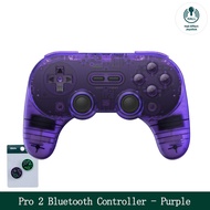 8BitDo | 8BitDo Pro 2 Bluetooth Controller Gamepad Handle for Nintendo Switch 2 PC Mac Transparent B