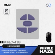 BMK Purple Haze Pro IPI Float 88 Mouse Feet PTFE Obsidian Air Clone Skate Mouse/ (Hybrid-Control)