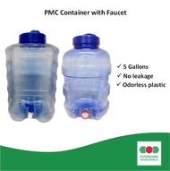PMC 5 GALLONS CONTAINER WITH FAUCET
