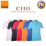 OREN SPORT Adult Cotton Interlock Polo T-shirt CI10