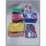 Libresse Gift Set Storage Box Notebook Carry Bag Stationery Stand Sackcloth Recycle Carry Bag