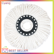 Cyang Rotating Round 16mm Mopping Head Microfiber Rag Mop Cloth Replacement Clean Tool