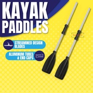 Boat kayak paddle Dayung sampan kayak bot ABS aluminum canoe rafting detachable oars Lightweight Stu