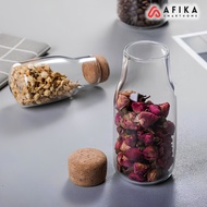 Glass Jar Bottle Cork Seal Storage Jar Tea Coffee Multifunction