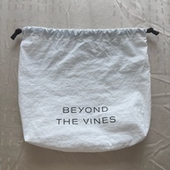 Drawstring bag Beyond The Vines 12.5 x 10-White The