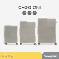 CAGGIONI กระเป๋าเดินทาง รุ่น Voyageur 15082 PC Polycarbonate โครงสร้างเบาพิเศษ ซิปขยาย +20% TSA Lock