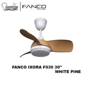 FANCO CEILING FAN IXORA F030 30" LED CEILING FAN DC MOTOR