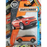Matchbox Range Rover Evoque Orange