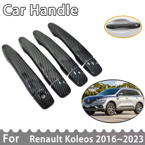 Door Handle Cover For Renault Koleos Samsung QM6 HC 2016~2023 Car External Protective Accessories Ca