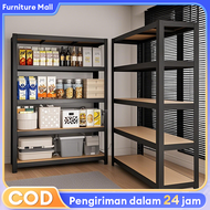 Rak Besi Semua Serbaguna 5 Susun / Rak Gudang / Rak Warung / Rak Siku / Rak Full Iron