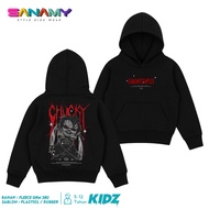 Hoodie Anak Usia 9-12 Tahun Hitam Distro Katun Fleece Original Pull Over Hoodies BHS SIZE M-3XL 120-