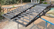 Iron-DIY Car Ramp รองยกล้อยกรถ รองยกล้อ รถโหลดเตี้ย รถเก๋ง รถติดสเกิร์ตหน้า ขึ้นได้ ก35xส20xย150ซม.(