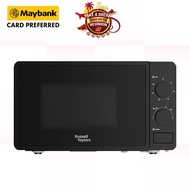 Russell Taylors Microwave Oven M1 20L | 750W | 6 Power Levels | 30-Min Timer | Rotating Glass Tray |