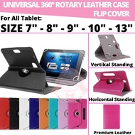 Universal Case Tab tablet 7 8 9 10 13 Inch Premium Leather Rotary Flip Case Book Cover Flipcover Boo