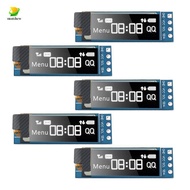 5 Pieces  Display Module 0.91 Inch  OLED Display Module  OLED Screen Driver DC 3.3V-5V(White Light)