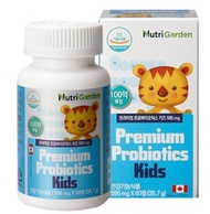 Canada-produced Nutri Garden Premium Probiotics Kids Chewable Lactic Acid Bacteria Probiotics 60 Tablets