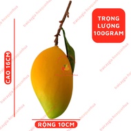 Fake fruit, decorative model fake fruit, 1 yellow sand mango, decorative fake fruit