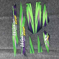 BỘ Tem trang trí dùng cho xe máy Wave S110 THÁI Tem ZIN 3 lớp ( XANH NGỌC )