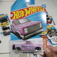 Hot Wheels 83 Chevy Silverado Pink