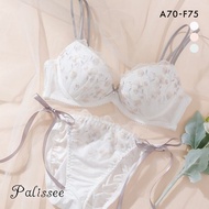 Palissee 3-way double strap nice fit bra tie-side panties set (Sizes A-F)(38173592)(Direct from Japa