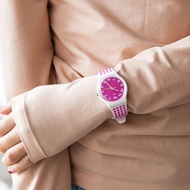 Swatch Swatch Vitality Quartz Watch Male Female Student Pink Spot GW190