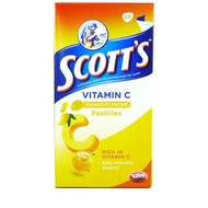 Scott's Vitamin C Pastilles Mango Flavor #mango #scotts #vitaminc #C #mangga #pastil #yellow #gummy 